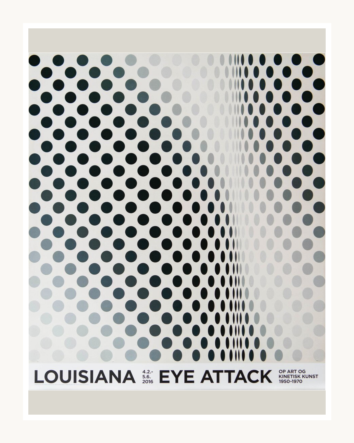 Supporting work 5, Louisiana Eye Attack exhibition poster