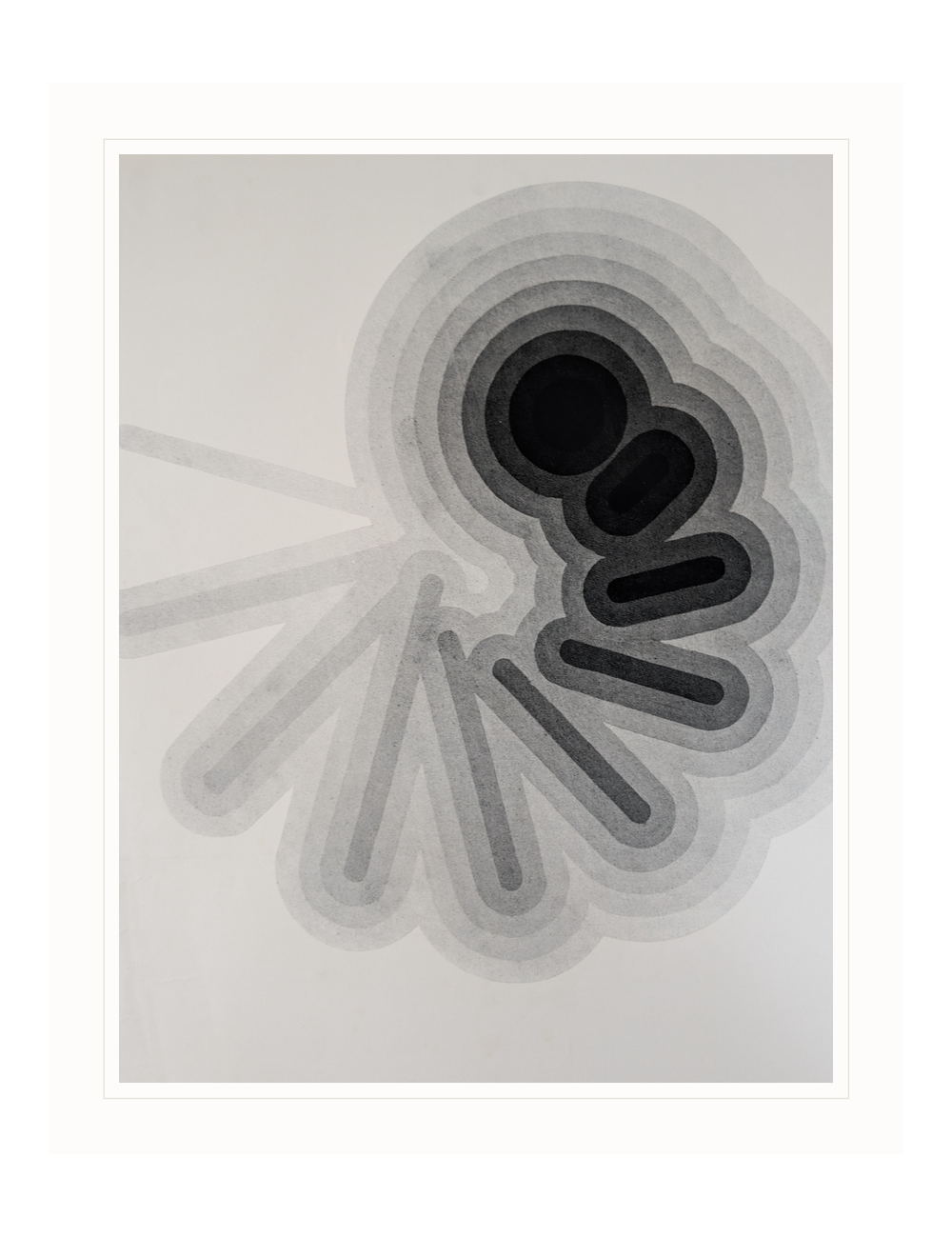 Peter Schmidt tonal grey abstract work as a Minimalist supporting example